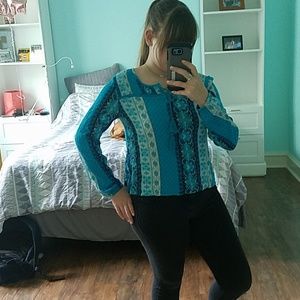 Blue nice blouse